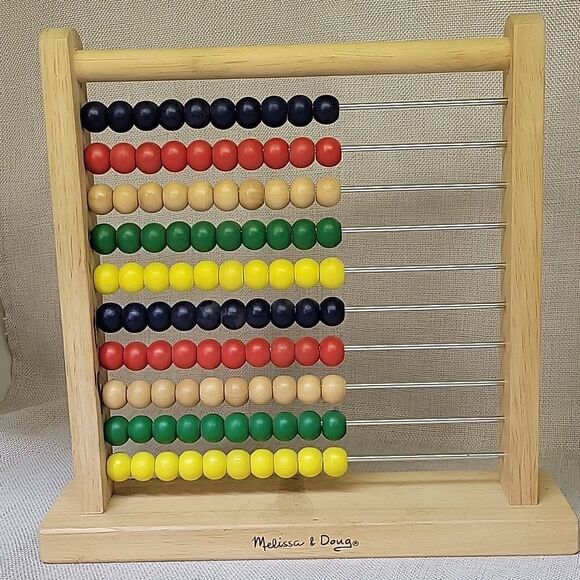 Melissa and Doug Abacus Classic Wooden Counting Toy, Counting sheep abacus - Picture 2 of 8